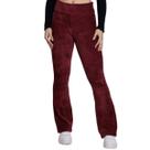 Calça Legging Flare Cotelê Bella Fiore Veludo Cós Alto Inverno Cintura Alta Moda Casual