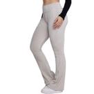 Calça Legging Flare Cotelê WLS Modas Veludo Cós Alto Inverno Cintura Alta Moda Casual