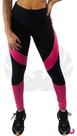 Calça Legging Fly Poliamida - Detalhe Pink Metalic