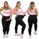 Calça Legging Grávida/Gestante Plus Size Mirtes Suplex Calça Legging Grávida/Gestante Plus Size Mirtes Suplex