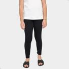 Calça Legging Infantil Algodão Lisa