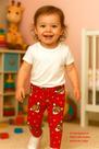 Calça Legging Infantil Estampada 18 Meses