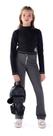 Calça Legging Juvenil Feminina em Viscose Boca de Sino Menina Anjo 4700097