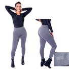 Calça Legging Leg Flanelada Térmica Cintura Alta Inverno P ao GG 1 Unidade