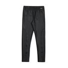 Calça Legging Menina em Malha Cirre e Diagonal Valencia cor Preta