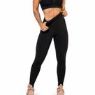 Calça Legging Modeladora Flanelada Suplex - Cós Alto Duplo: Legging Térmica Peluciada