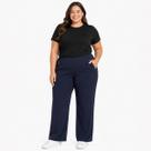 Calça Legging Montaria Malha Feminina Facinelli by City Lady 248081 Marinho