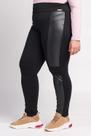 Calça Legging Plus Size Compact Montaria Detalhes Cirrê - Cereja Rosa