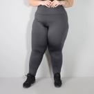 Calça Legging Plus Size Cós Alto - Fitmoda