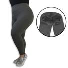 Calça Legging Plus Size Heide Ribeiro Flanelada Térmica