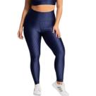 Calça Legging Plus Size New Zig 3D WLS Modas Poliamida Cós Alto Academia Moda Fitness Feminina Calça Legging Plus Size New Zig 3D WLS Modas Poliamida Cós Alto Academia Moda Fitness Feminina
