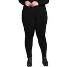Calça legging plus size peluciada térmica suplex Dicors