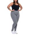 Calça Legging Plus Size Suplex Grossa G1 G2 G3 G4 Cós Alto Fitness Feminina