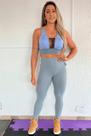 Calça Legging Poliamida Lisa de Academia