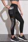 Calça Legging Preta com Bolso. Tamanho GG