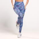 Calça Legging Print Estampada com Bolsos