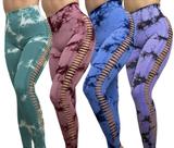 Calça Legging Seamless Tiedye Empina Bumbum para Mulheres