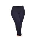 Calça Legging Suplex Cós Alto Plus Size Tamanhos Especiais G4/G5/G6/G7 - Preto