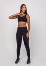 Calça Legging Suplex Poliamida Com Bolso Quadrado Preto Salvatore