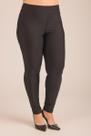 Calça Legging - Suplex Preto Recorte Dupla Camada Evitando Transparência