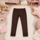 Calça Legging termica menina qualidade premuim Cor:MarromTamanho:8
