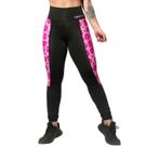 Calça Legging Warfit com Recorte Lateral Sublimado Rosa