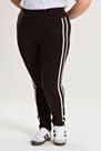 Calça Leging Plus Size ZERO TRANSPARÊNCIA Peluciada Faixas Lateral - Serena