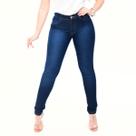 Calça levanta bumbum escura cintura alta