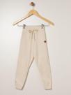 Calça Linho Jogger Infantil Para Menino - OFF WHITE Calça Linho Jogger Infantil Para Menino - OFF WHITE