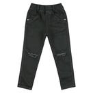 Calça Look Jeans Skinny Preta - UNICA - 02