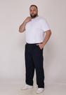 Calça Macaw 7911 Azul Marinho Plus Size Sarja F075