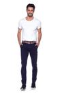 Calça Macaw Sarja 7762 Azul Marinho F075
