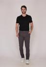 Calça Macaw Sarja Lycra 7790 Cinza F075
