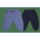 Calça Malha Vintage Azul e Marinho