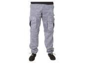 Calça mar negro c/ ziper no joelho telado chumbo