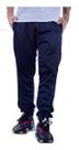 Calça Masc Flanelada Jogger Bolso Lat Barata Elastico Barra