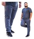 Calça Masc Premium Plus Size Forrada Flanelada 2 Bolsos 108