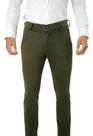 Calça Masculina Alfaiataria Sarja Elastano Verde Militar Calça Masculina Alfaiataria Sarja Elastano Verde Militar