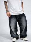Calca Masculina BALÃO PRETO Dazzling Jeans Extra Grande Bolso Original Homem