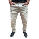 calça masculina basica trabalho sarja jeans skinny com lycra elastano a pronta entrega