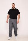 Calça Masculina Big Nylon Chumbo 7788 F075