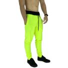 Calça Masculina Cores Vivas Fluorescente Sport MXD Conceito Slim Básico Moletom