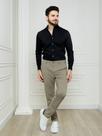 Calça Masculina Corte Reto Social Em Tectel Calça Masculina Corte Reto Social Em Tectel