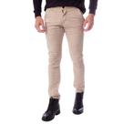 Calça Masculina de Sarja HMO Jeans Slim Bege