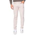 Calça Masculina Dixie Sarja Slim Creme Calça Masculina Dixie Sarja Slim Creme
