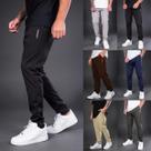 Calça Masculina Elastano Academia Caminhada Elast Fit Flex Motion Premium Black Targ