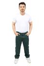 Calça Masculina em Brim cós 1/2 Elástico Calça Masculina em Brim cós 1/2 Elástico