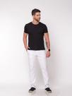 Calça masculina em Sarja 7894 Branca