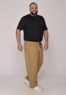 Calça masculina em sarja Plus Size Caqui