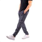 Calça Masculina Helanca Flanelada Bolsos Laterais Inverno Lisa